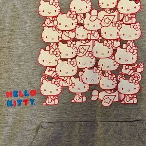 Vintage Women’s Hello Kitty Hoodiebuddie w/Ear Buds Short Sleeve L